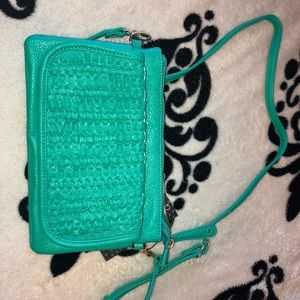 Brand new mint green/coral bag💚💙